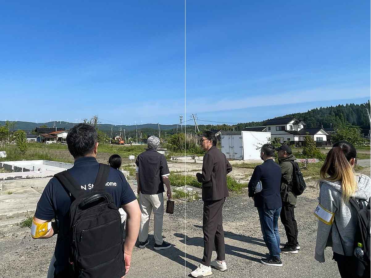 能登半島現地視察の様子